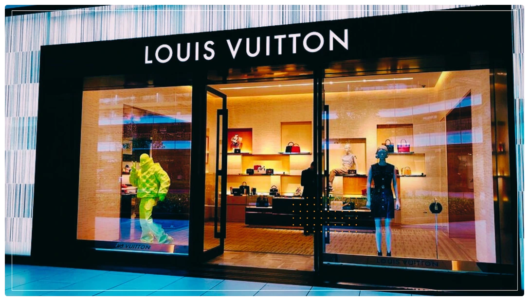 A Louis Vuitton Store at an Indian Mall